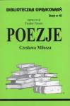 Biblioteka opracowań. Poezje Czesław Miłosz