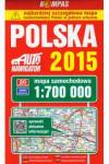 Polska 2015 Mapa samochodowa 1:700 000