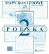Polska 2 - Zestaw sześciu map konturowych 1:4 000 000