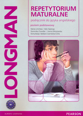 Język angielski, klasa 3, poziom podstawowy, Repetytorium maturalne, podręcznik, Longman +CD
