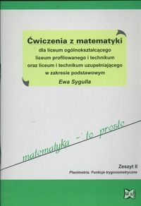 ćwiczenia z matematyki dla lo-zeszyt 2