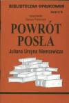 Biblioteczka Opracowań Powrót posła Juliana Ursyna Niemcewicza - Danuta Polańczyk