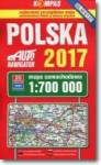 Polska mapa samochodowa 2017