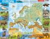 Puzzle ramkowe Europa fizyczna 72 elementy