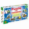 Puzzle dla maluszków Maszyny budowlane <spanclass=