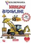Kolorowanka z naklejkami Maszyny budowlane