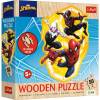 Puzzle drewniane 50 el. SpiderMan gotowy w akcji