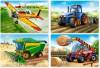 Puzzle maxi 4w1 - Maszyny rolnicze (8+12+15+20 el.)