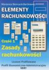 Elementy rachunkowości Część 1 Zasady rachunkowości