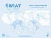 świat-mapy konturowe-zestaw 3 map
