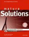 Matura Solutions Pre Intermediate Workbook + CD