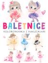 Baletnice. Kolorowanka z naklejkami